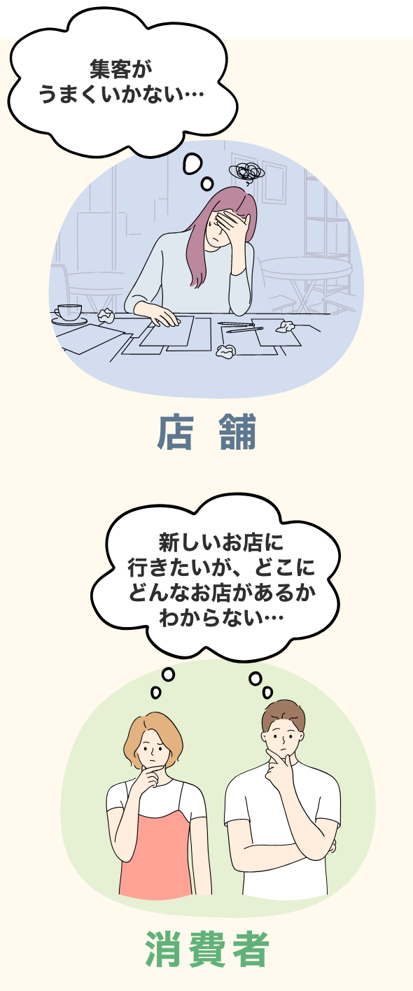 「クーポンで街をもっと元気にしたい。