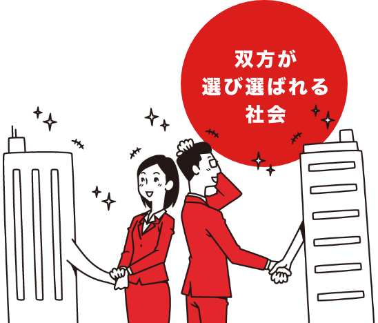 双方が選び選ばれる会社