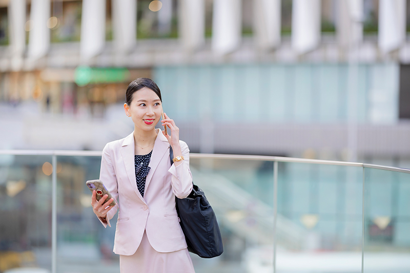 リクルートで『タウンワーク』などの求人広告を提案する営業、山川真奈