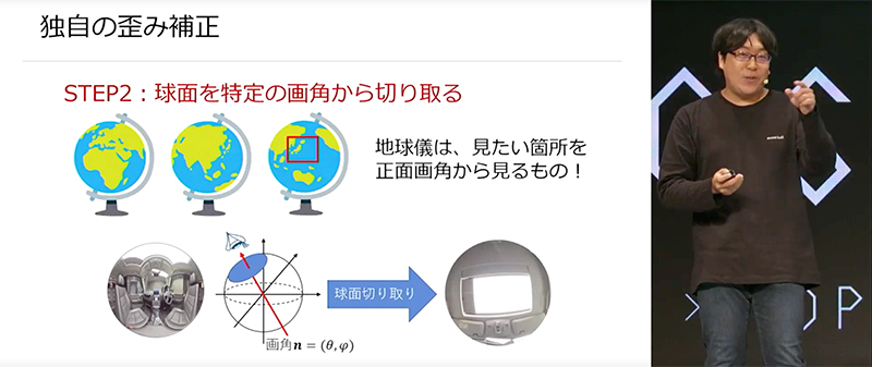 社内のナレッジ共有イベント「FORUM」登壇の様子。中田の分かりやすい技術解説が話題に