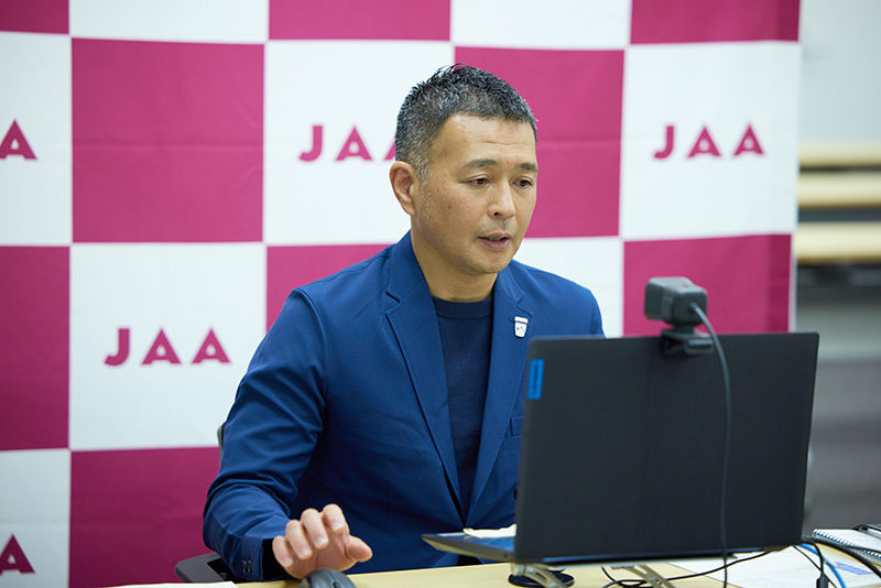 日本アドバタイザーズ協会が「いまそこにある、広告ビジネスの脱炭素化について考える」を掲げたセミナーを主催。株式会社電通グループ djサステナビリティ推進オフィス チーフ・ディレクター 加々見 崇 氏による基調講演