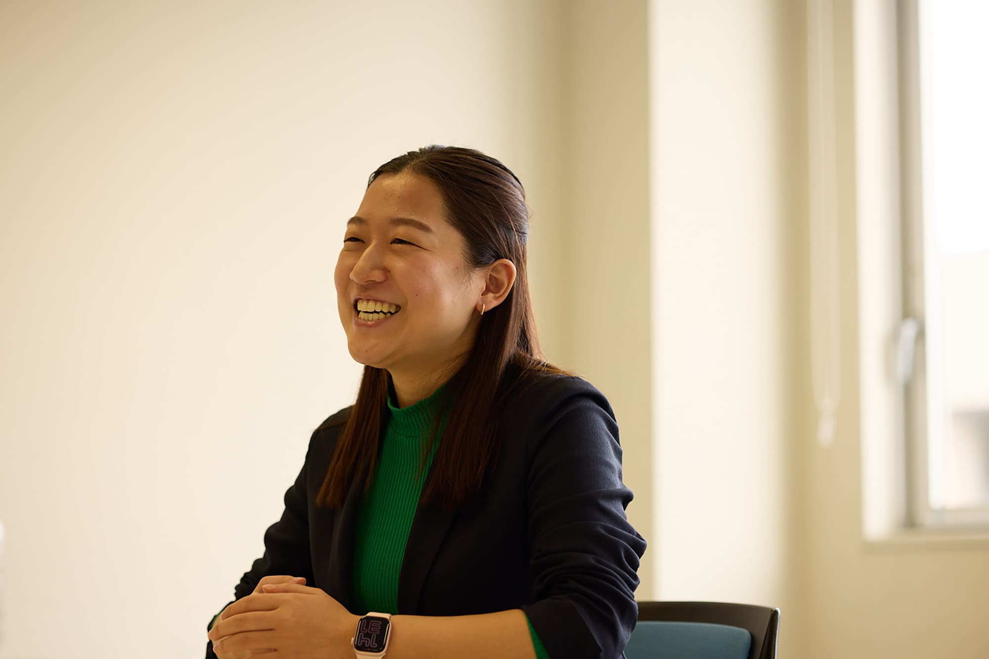 純粋に海について勉強したい、研究するなら海がいいと思っていたと話す北村もあなさん
