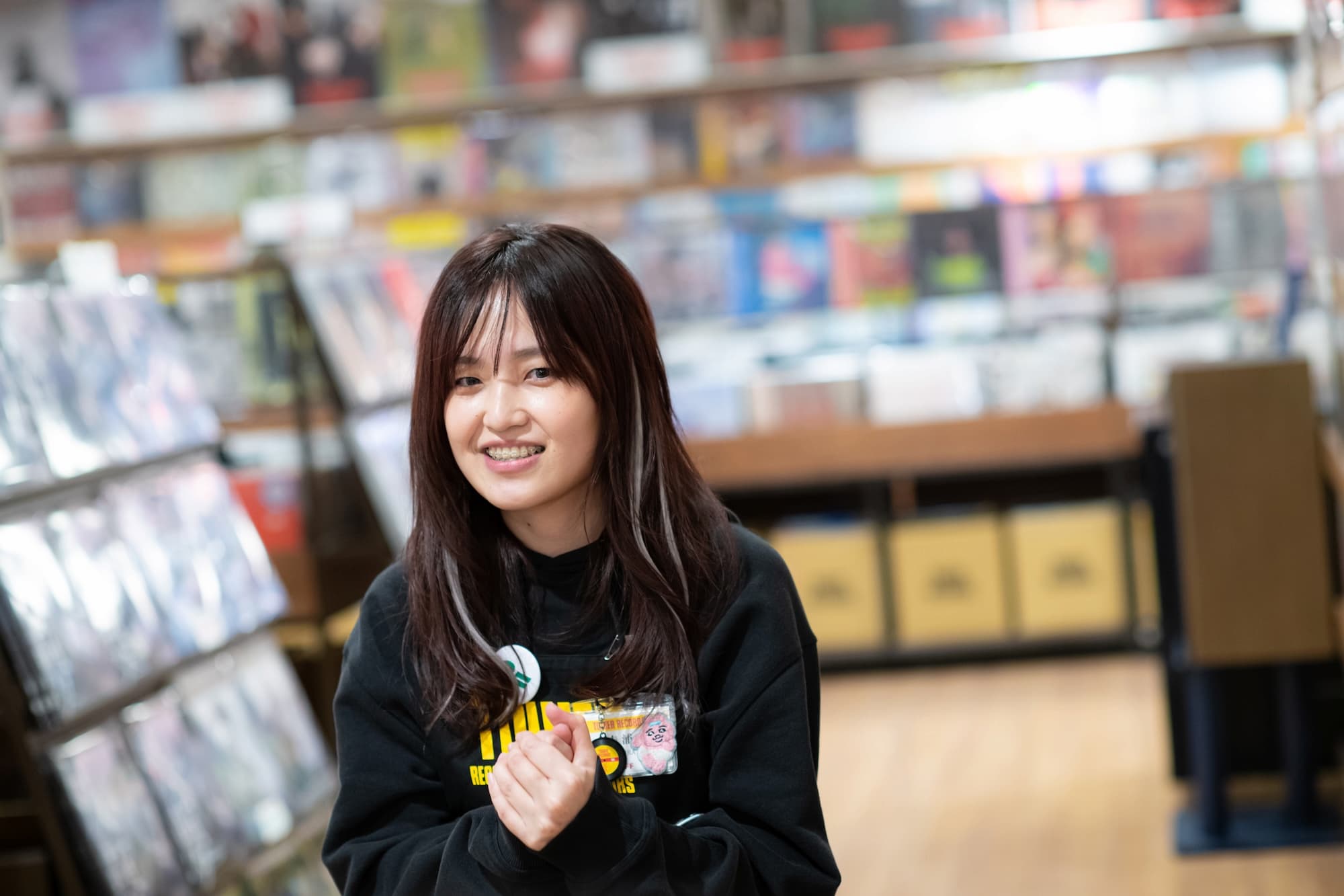 一人でも多くの人が一つでも多くの音楽とつながってほしいという想いは常にあり、その実現のためにも「タワレコ寺浦」での発信は続けていきたい と話す寺浦黎さん