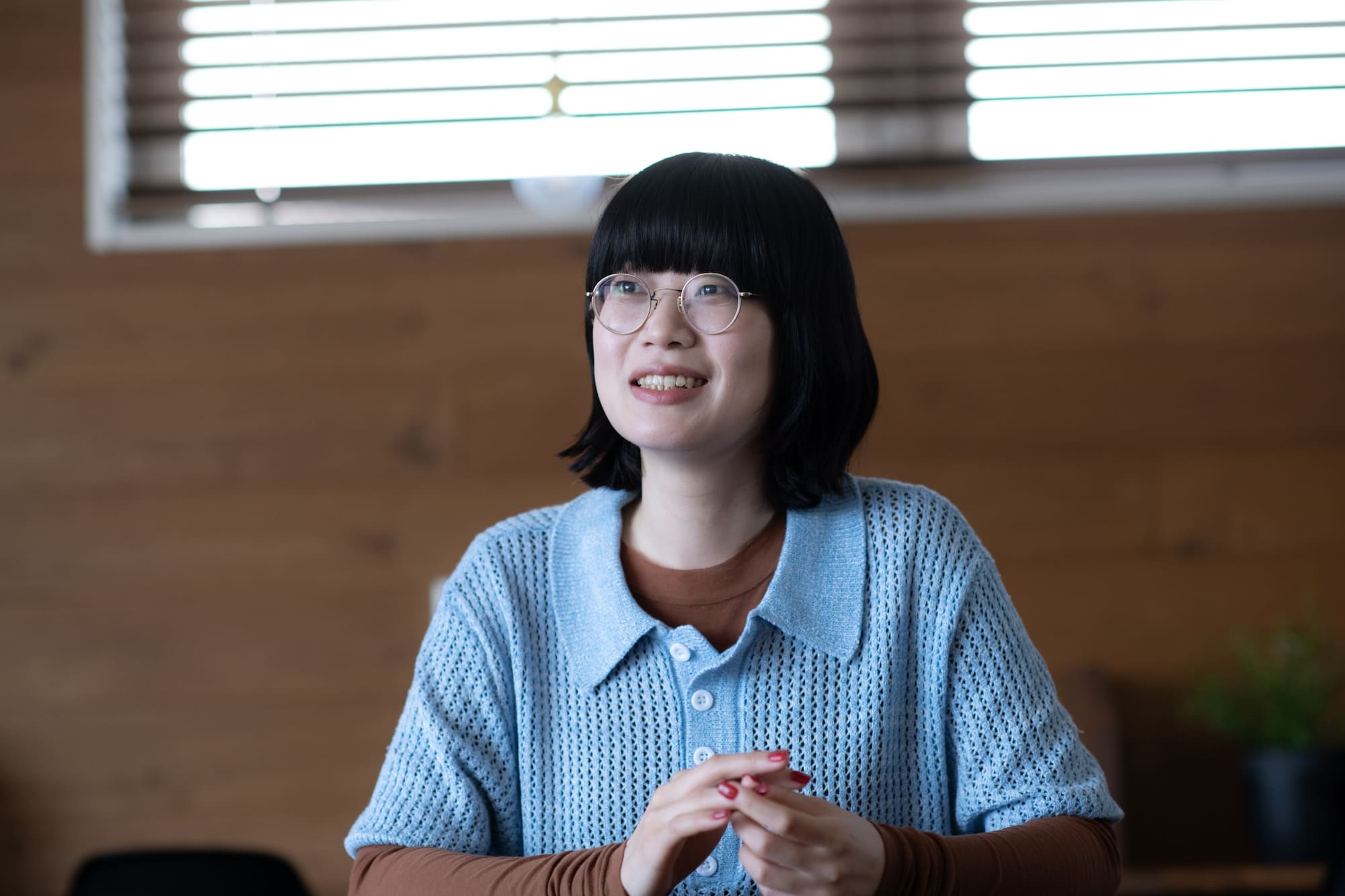 ご自身のこれからについて話す、映画監督の山中瑤子さん