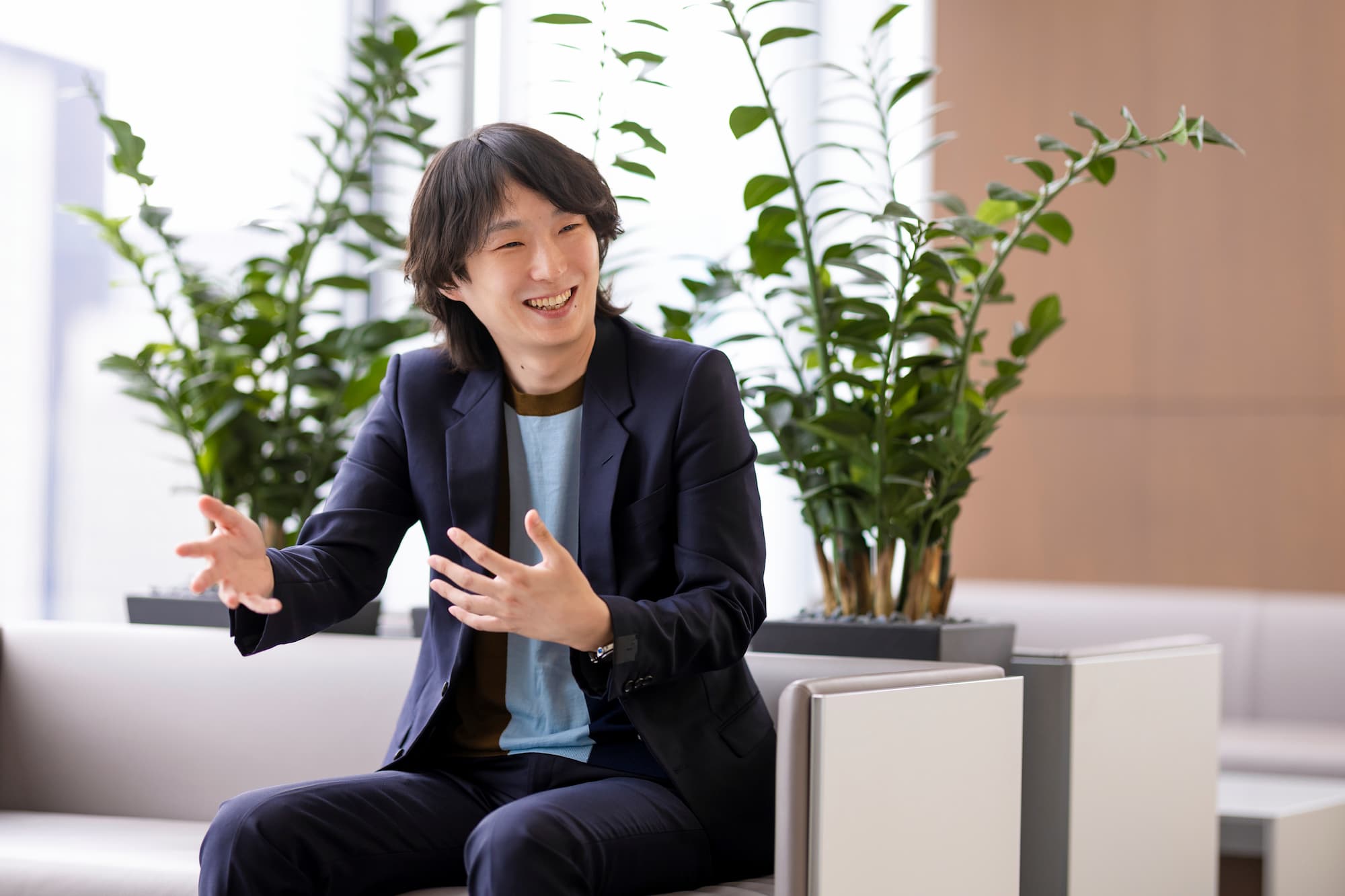『エアウォレット クイックローン』について語るリクルートの西脇源太
