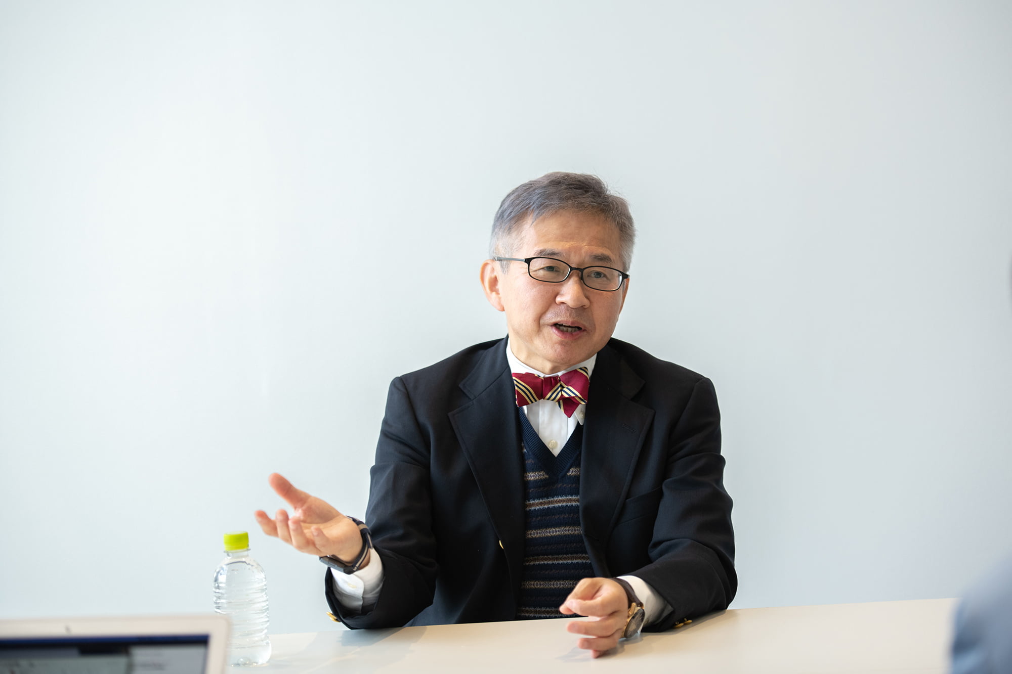 海外と日本のアントレプレナーシップ教育について語る五十嵐伸吾教授