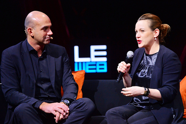 フランスのデジタル省大臣 アクセル・ルメール氏、パリで開催されたスタートアップイベント LeWeb 2014で登壇(Credit: OFFICIAL LEWEB PHOTOS)
