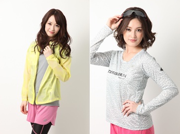参加予定モデル、右：宮沢セイラさん、左：梅本静香さん