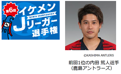 第6回 ｊマジ イケメンjリーガー選手権 候補選手発表 24チーム24名がノミネート 6月17日 月 より投票開始 リクルートライフスタイル